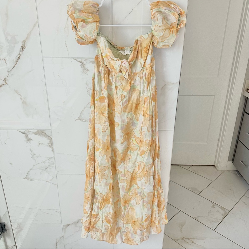 ASTR Floral Off-Shoulder Maxi Dress - Picture 3 of 6